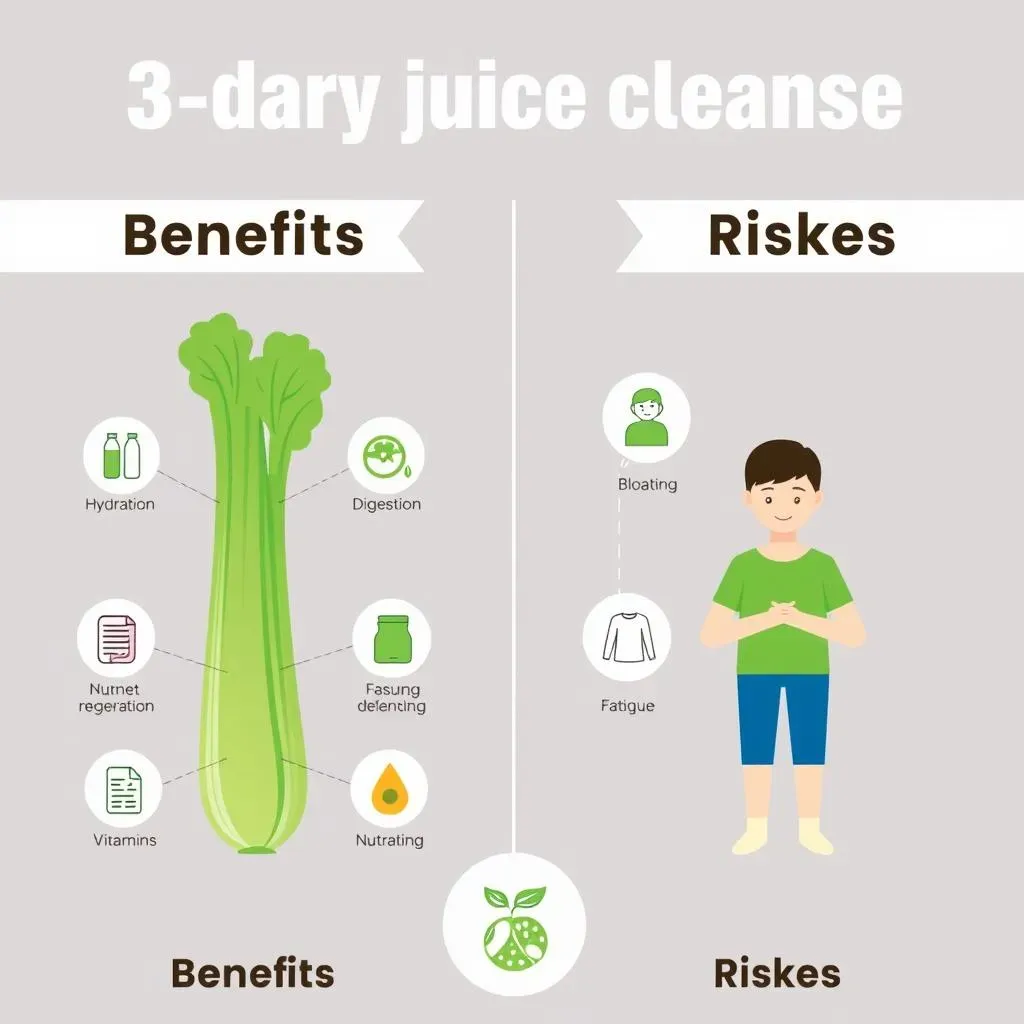Benefits and Risks of a 3Day Celery Juice Cleanse