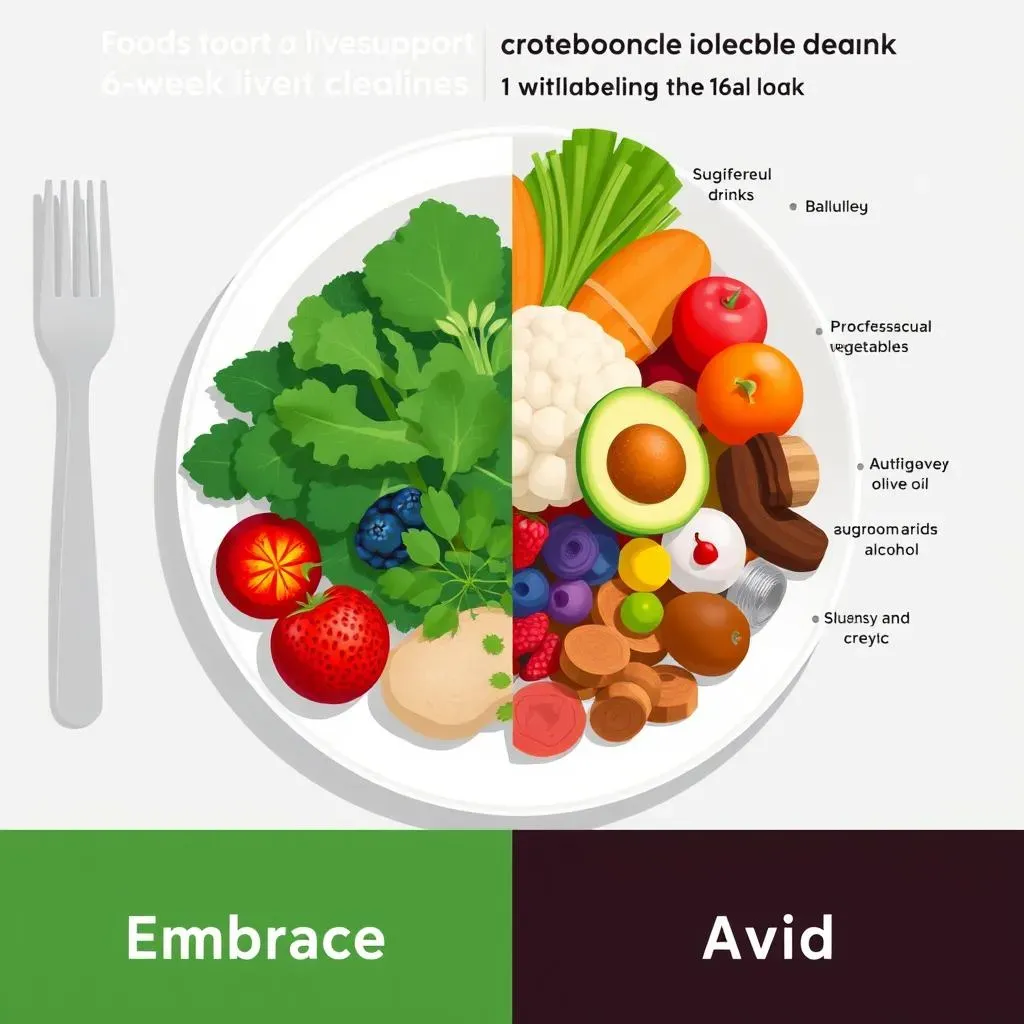 Foods to Embrace and Avoid on a 6 Week Liver Cleanse