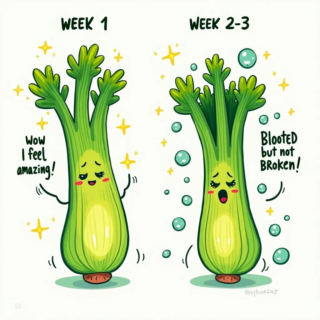 My 30Day Celery Juice Experiment: The Ups and Downs