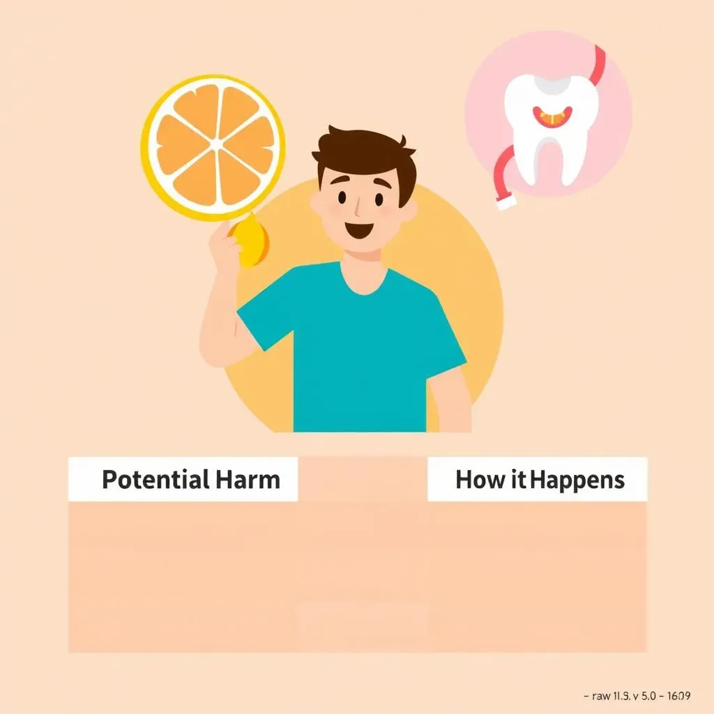 Possible harms of lemon juice