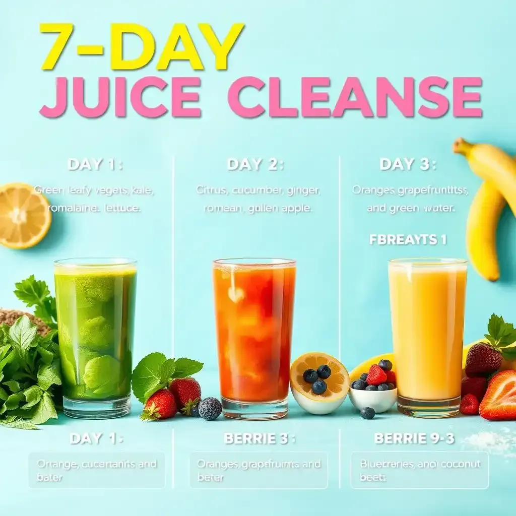 Your 7 Day Juice Cleanse Recipes And Daily Schedules